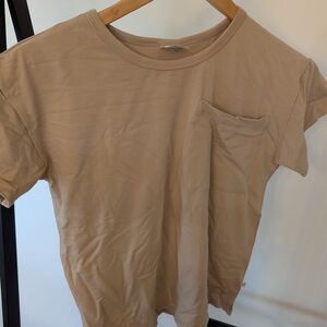 Kids Tan Short Sleeve Tee